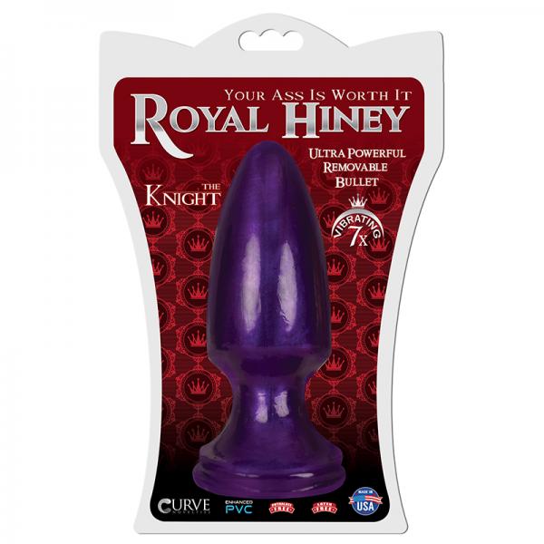 Royal Hiney Red The Marshal Purple Butt Plug