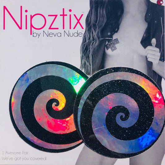 Neva Nude Pasty Spiral Holographic