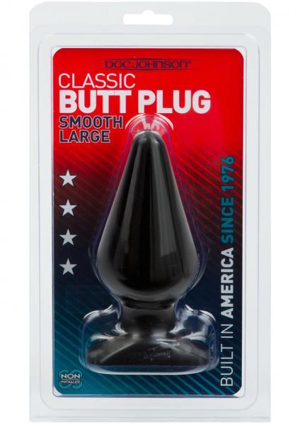 Classic Butt Plug Large Black