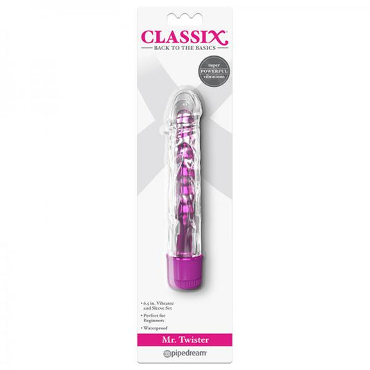 Classix Mr. Twister Metallic Vibe With Tpe Sleeve Pink