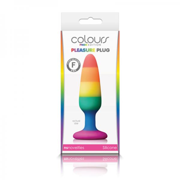 Colours Pride Edition Pleasure Plug Small Rainbow