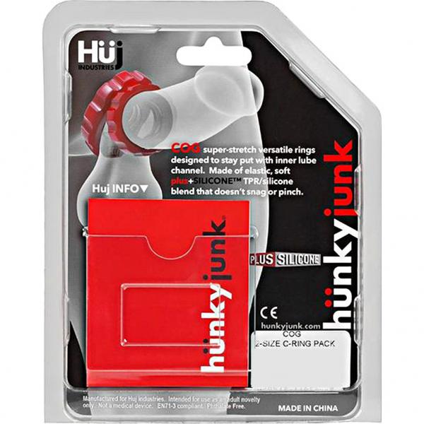 Hunkyjunk Cog 2 Size C-ring, Pack, Tar / Stone