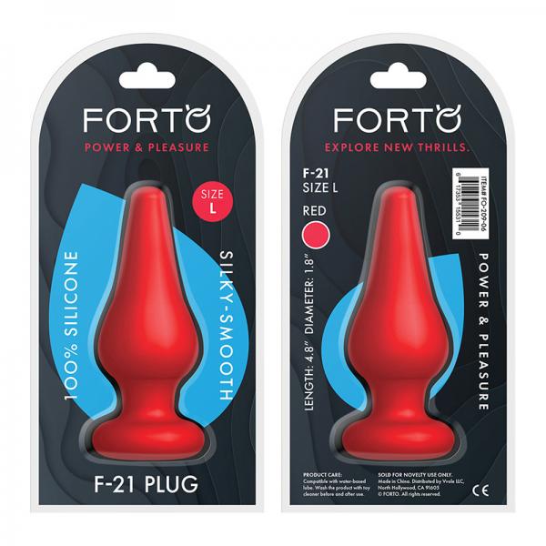 Forto F-21: Tear Drop Large Red