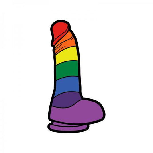 Sex Toy Pin Rainbow Dildo